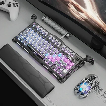 GravaStar Mercury K1 Pro 75% Galaxy Black Wireless Mechanical Gaming Keyboard